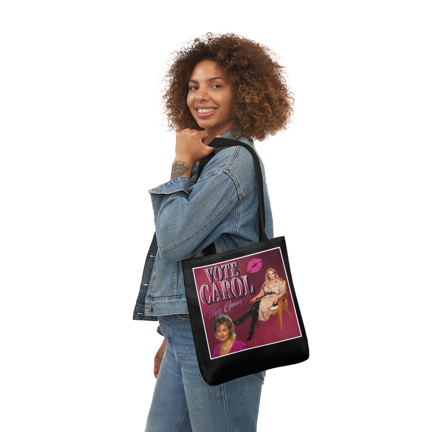 Carol Canvas Tote Bag