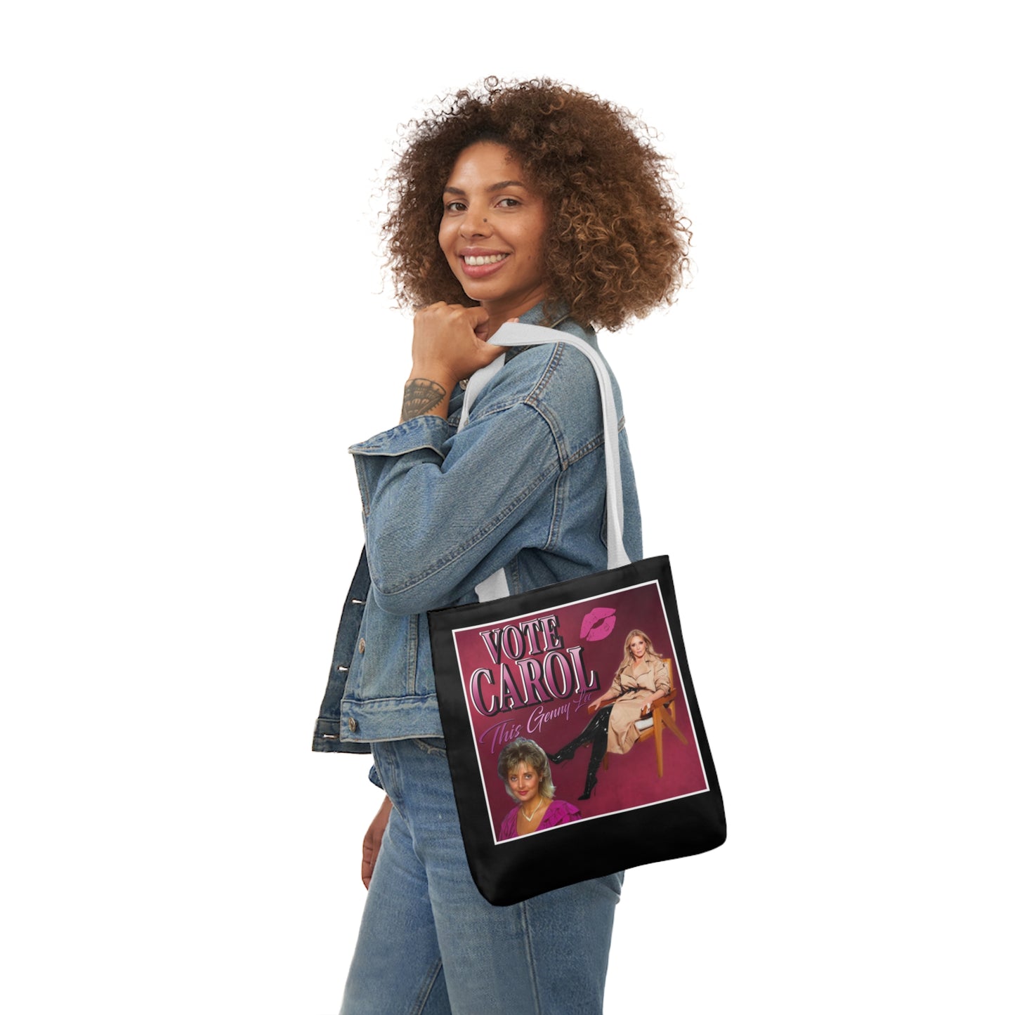 Carol Canvas Tote Bag